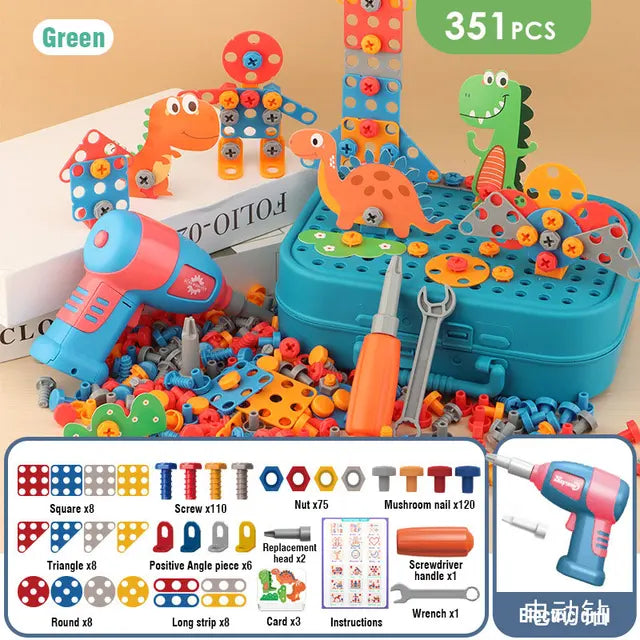 Screw Set™ - Hauskaa rakentamista - Lasten poratyökalusarja