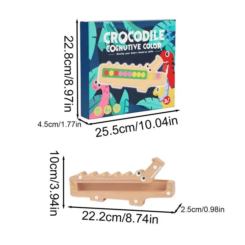 Crocodile Colour Game™ - Tunnista värejä - Väripeli