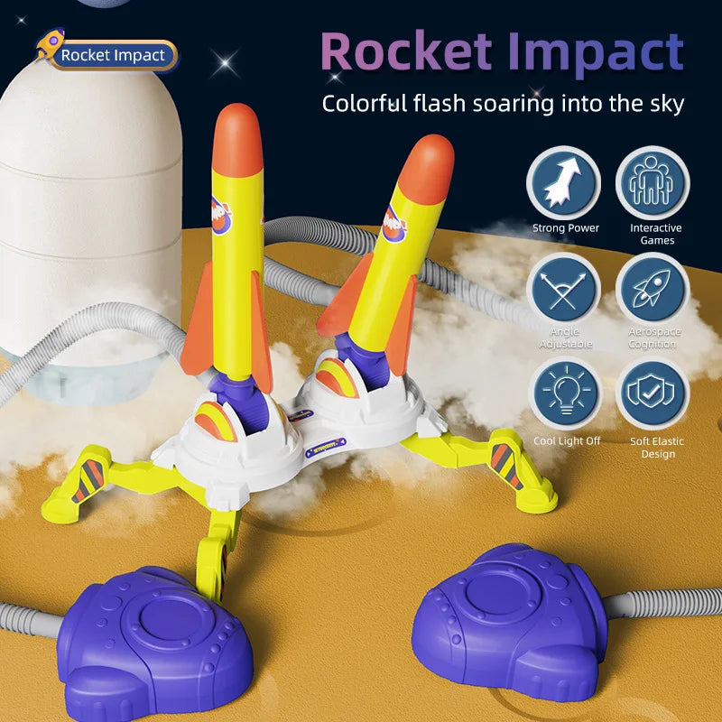 Air Rocket - Hyppää ja laukais - Raketti-lelu