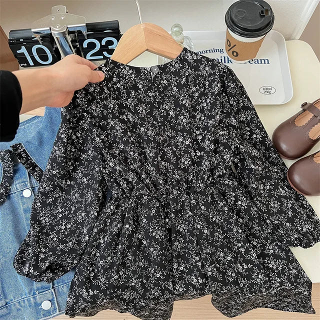 Mini Fashion™ - Lasten farkkutakki + mekko