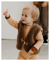 Mini Fashion™ - Lämmin kangas - Lasten pörroliivi