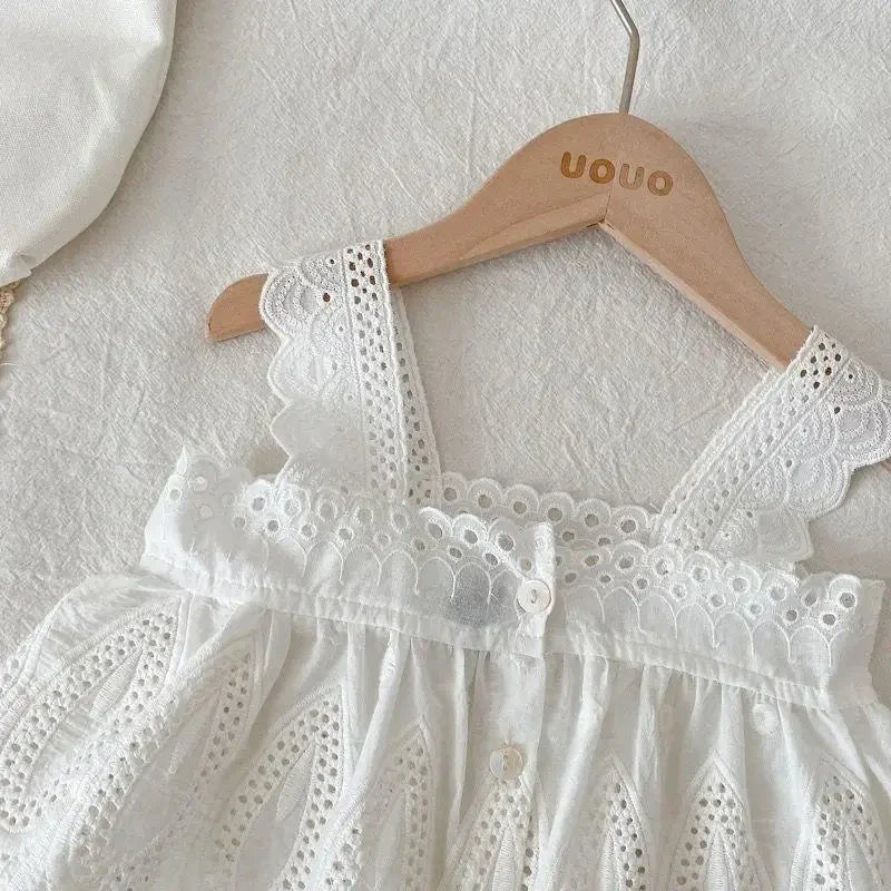 Mini Fashion™ - Söpö pitsinen vaatesetti tytöille