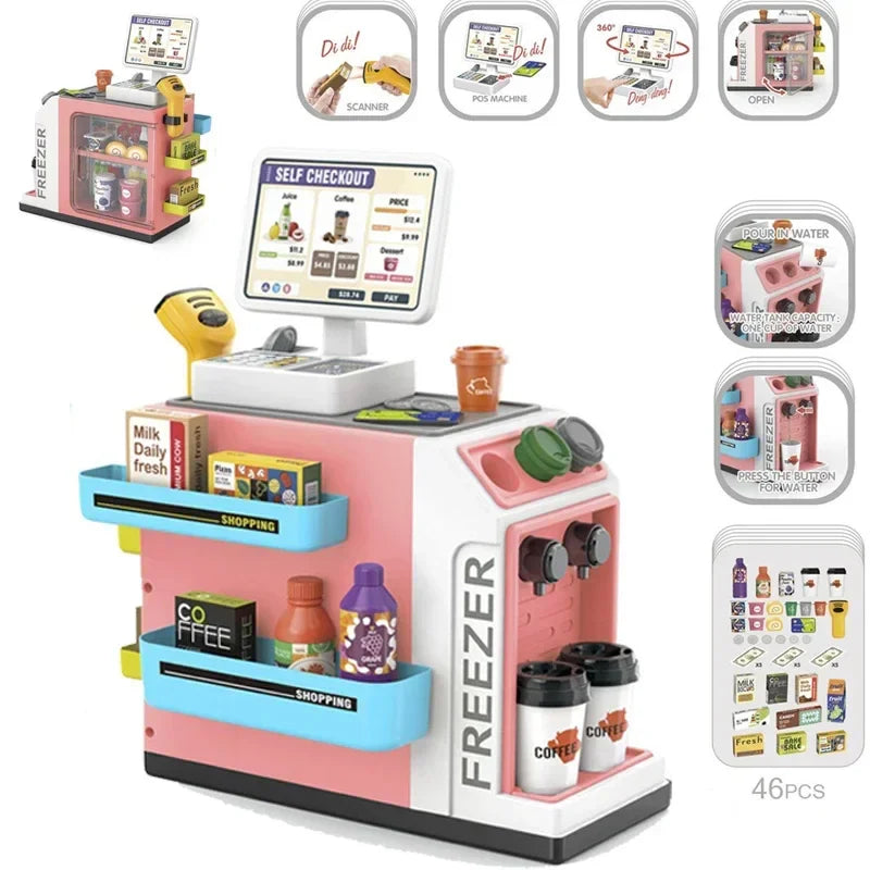 Supermarket Set™ - Ostoksilla käymisen hauskuus - Lasten leikkikassa