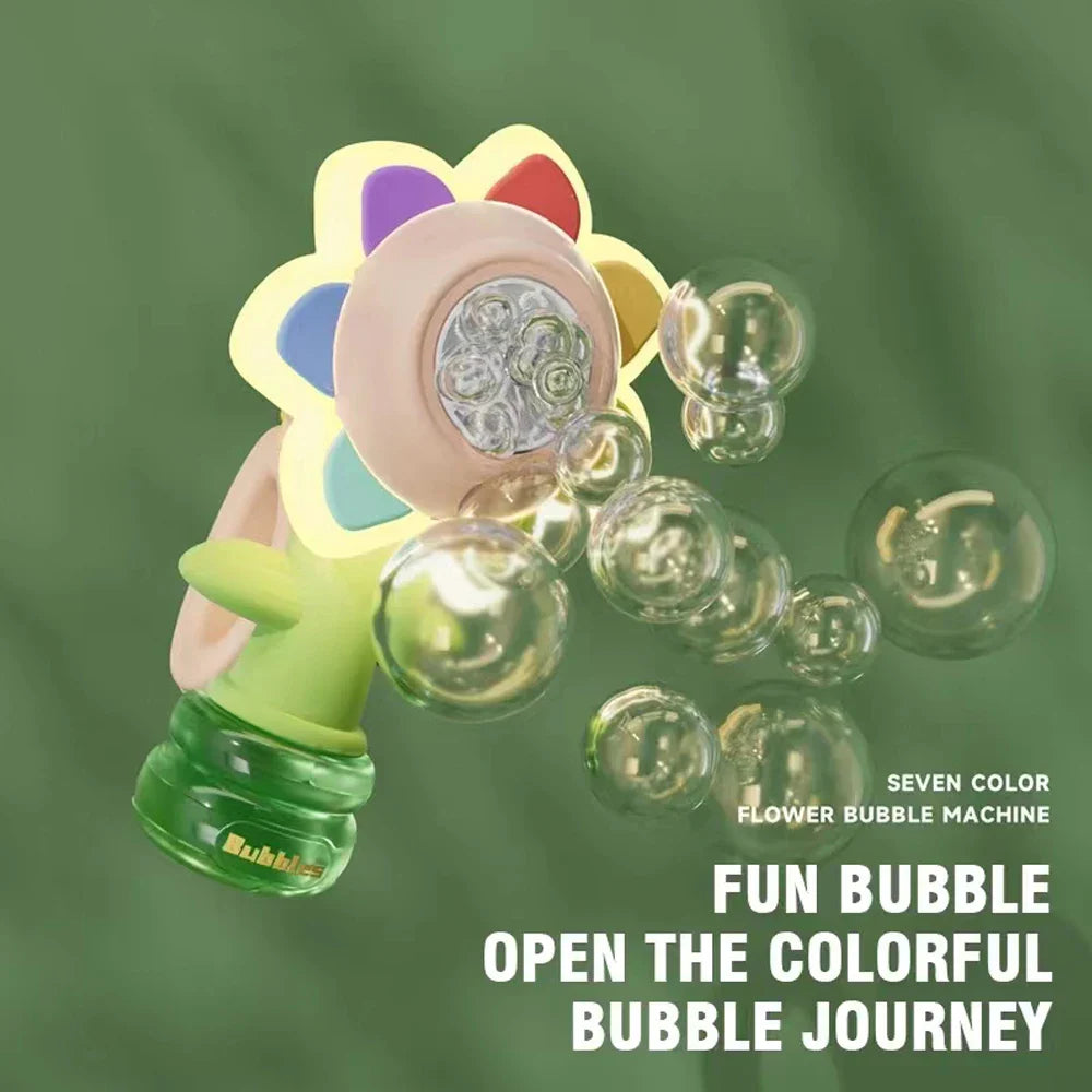 Bubble Flower Machine™ - Maaginen kukkakuplanäytös - Kuplapuhallin