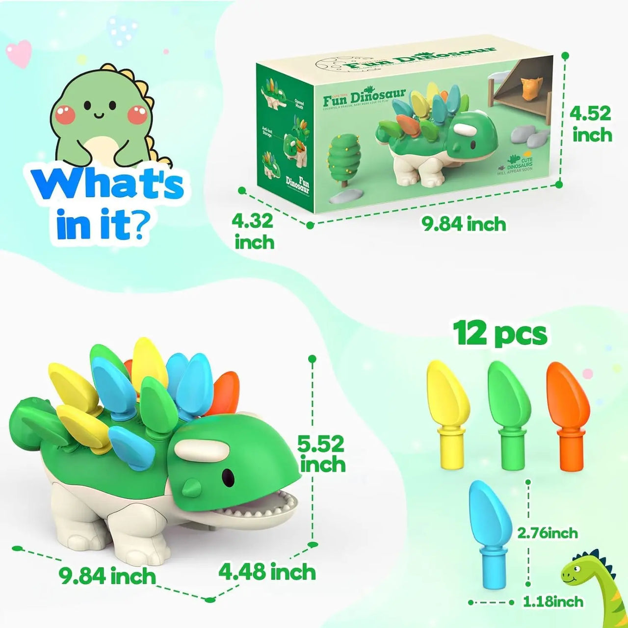Dino Discovery™ - Värien ja numeroiden tunnistaminen - Hienomotoriset taidot