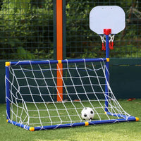 Thumbnail for Kids Ball Games - Kaksinkertainen pelinautinto – jalkapallo- ja koripallolelusetti