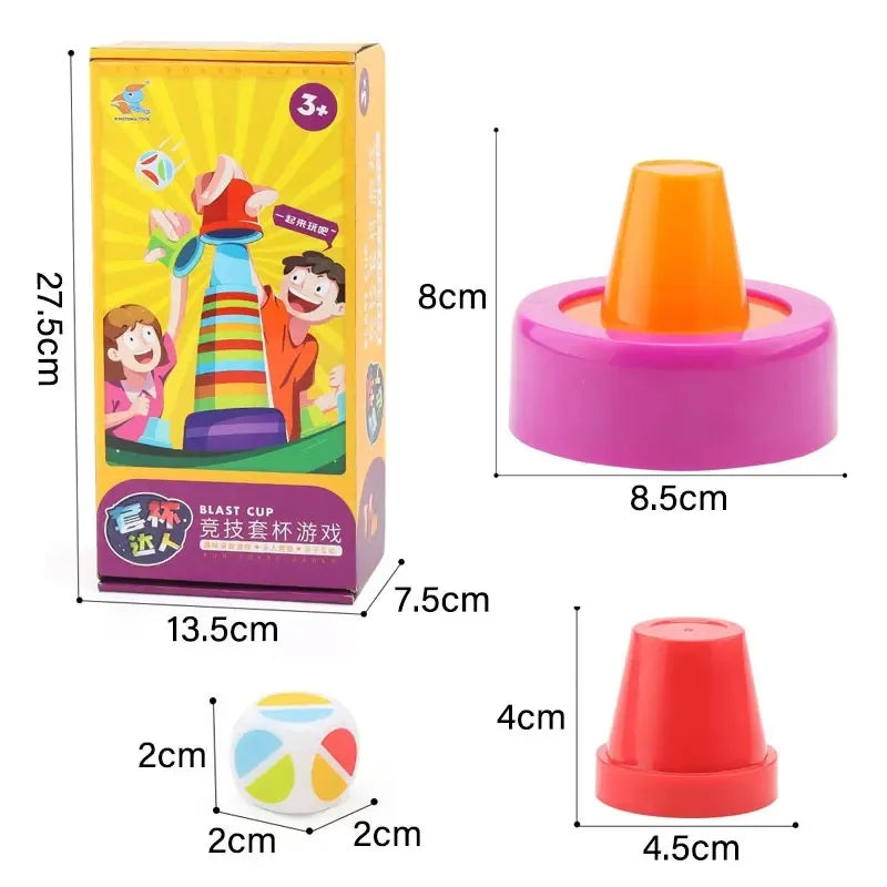 Color Cups™ - Älykäs pinoaminen - Pinoamiskuppisarja