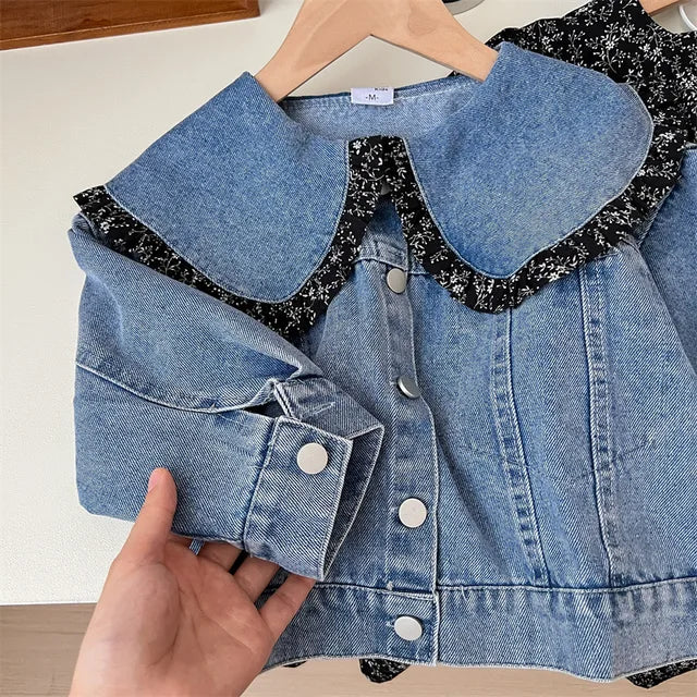 Mini Fashion™ - Lasten farkkutakki + mekko