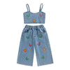 Mini Fashion™ - Kaunis kirjoilu - Denim kesäasu