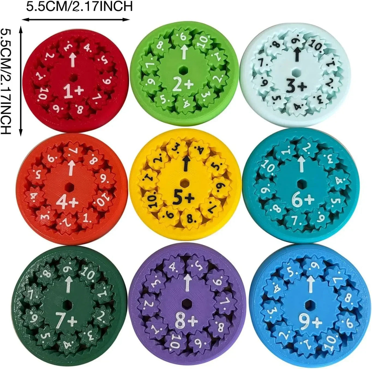 Whiz Spinner – Laskeminen ja pyöriminen – Laskeminen Fidget