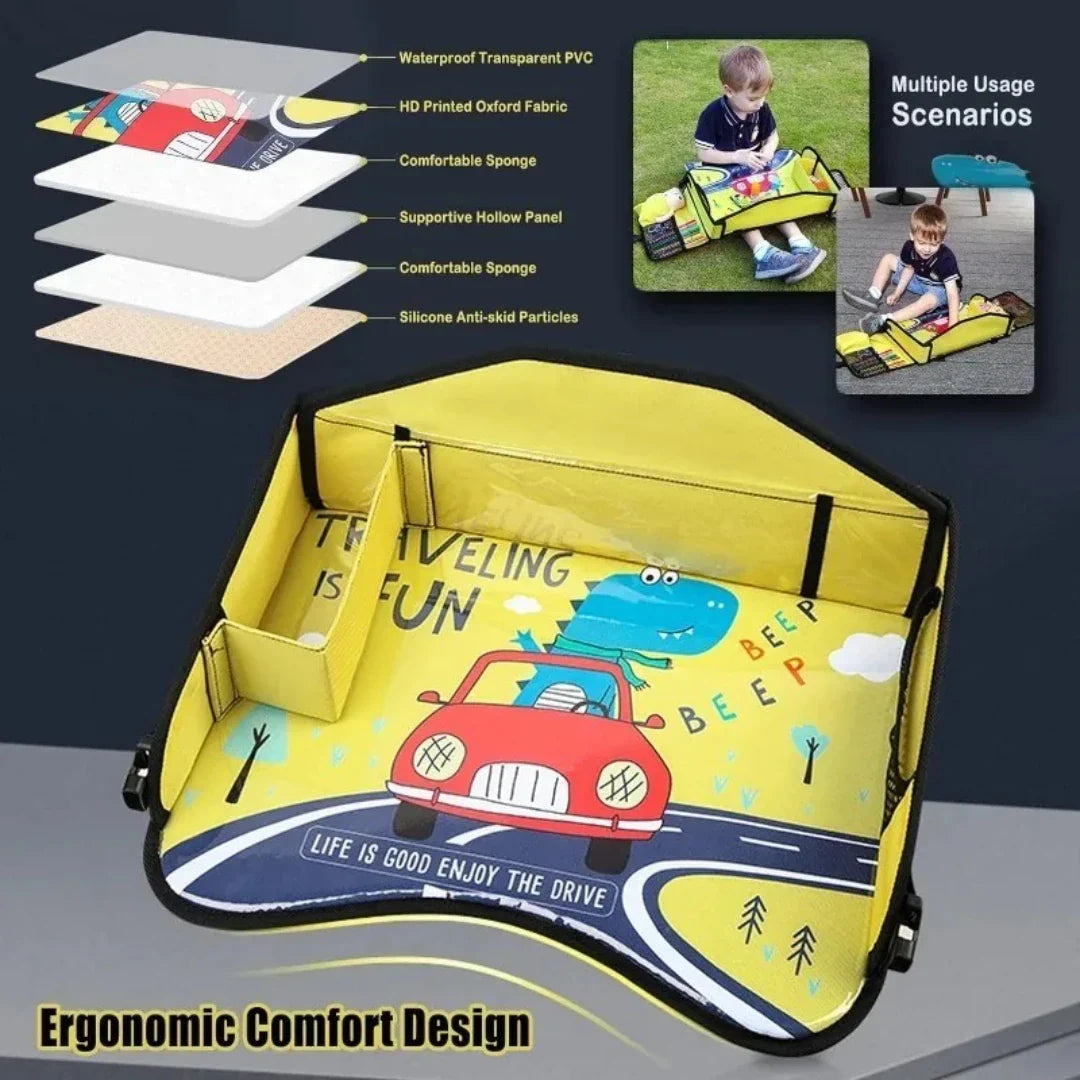 Portable Child Car Seat Table™ - Turvallinen ja mukava - Kannettava pöytä turvaistuimelle