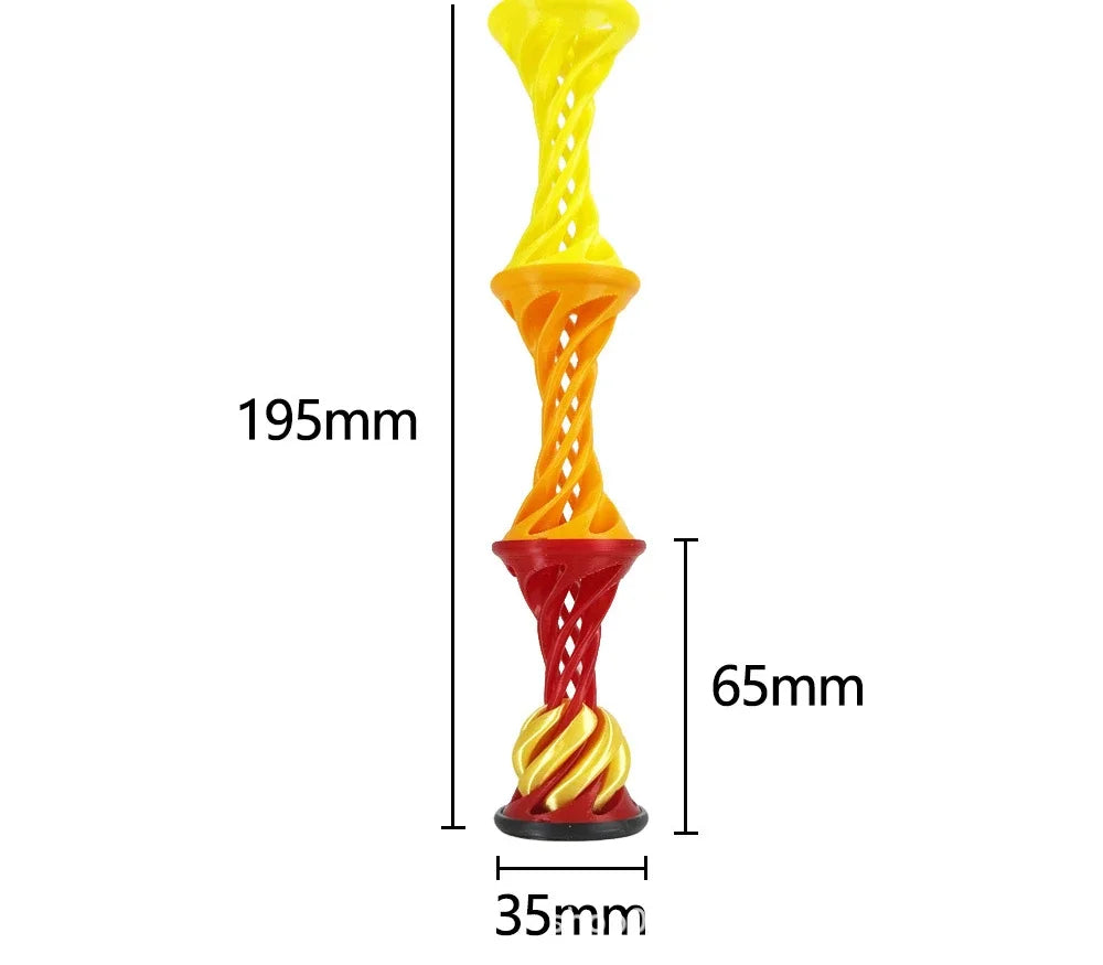SpiraPop – Ainutlaatuinen ja rauhoittava – 3D-dekompressio-fidget-lelu