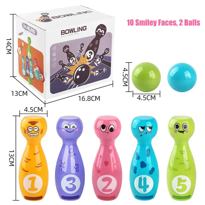 Bowling Game Set - Värikäs ja hauska - lelubowling-setti