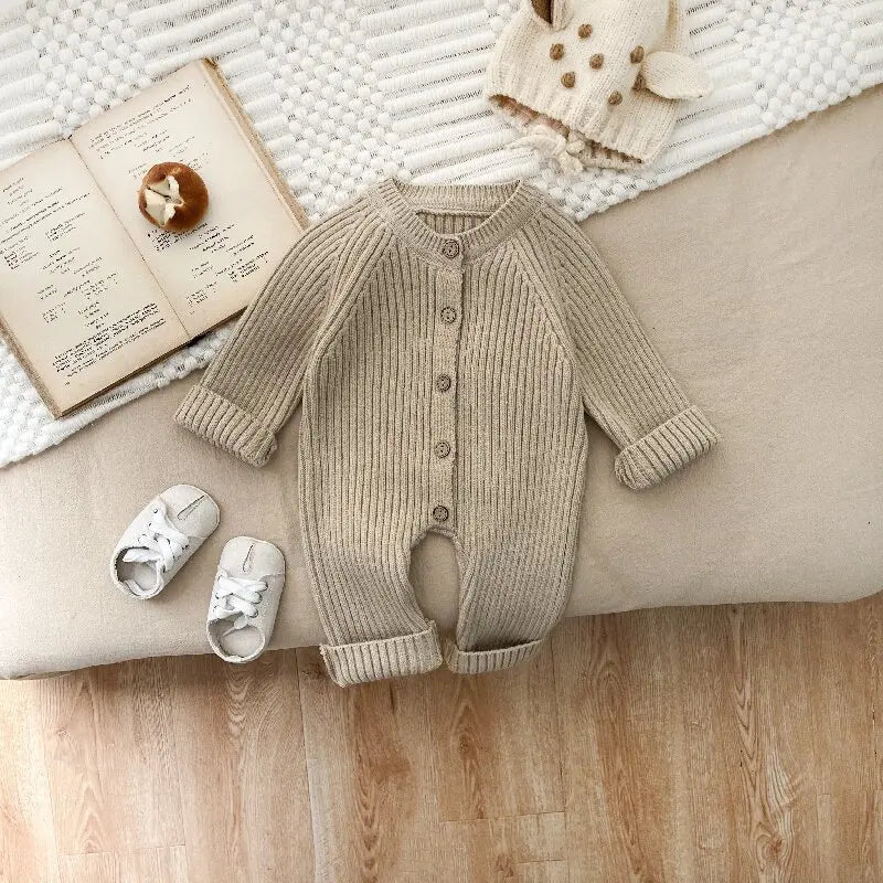 CozyCotton – Mukava & Tyylikäs - Neulottu Romperi