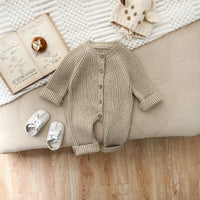Thumbnail for CozyCotton – Mukava & Tyylikäs - Neulottu Romperi