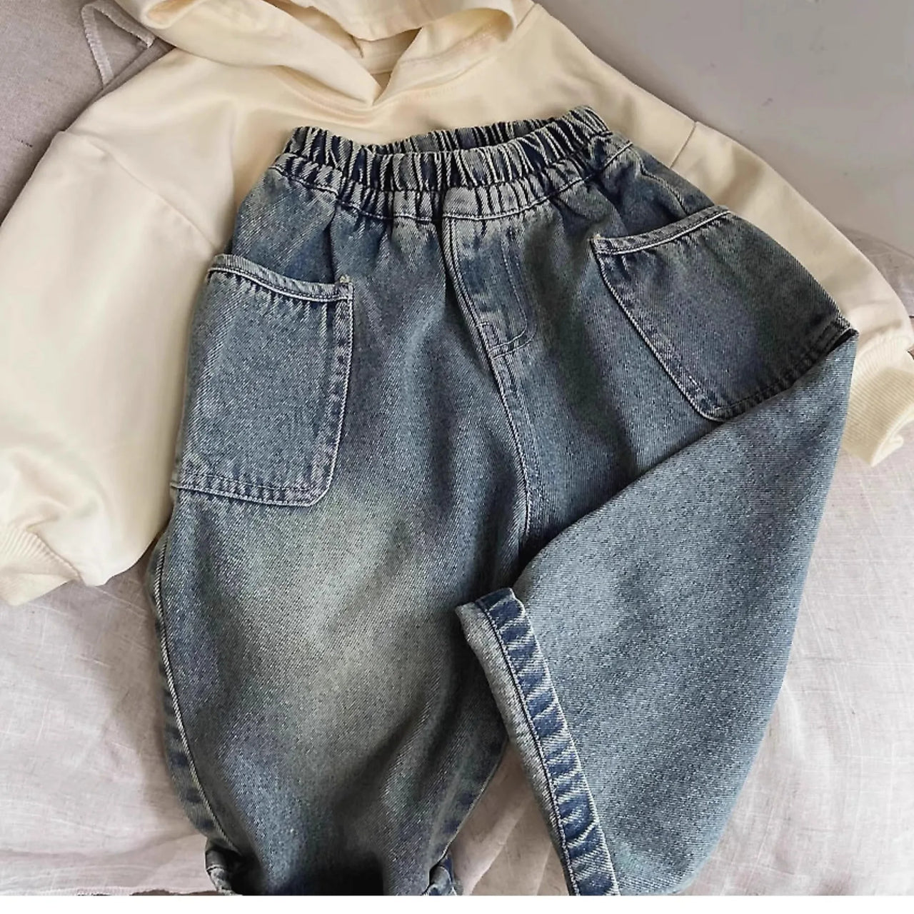 Mini Fashion™ - Ihanaa farkkua - Lasten rennot farkut