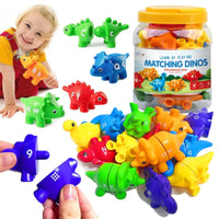 Thumbnail for Matching Dino's – Hauska & opettavainen - Aakkoset ja numerot Dino Game - Dino-peli