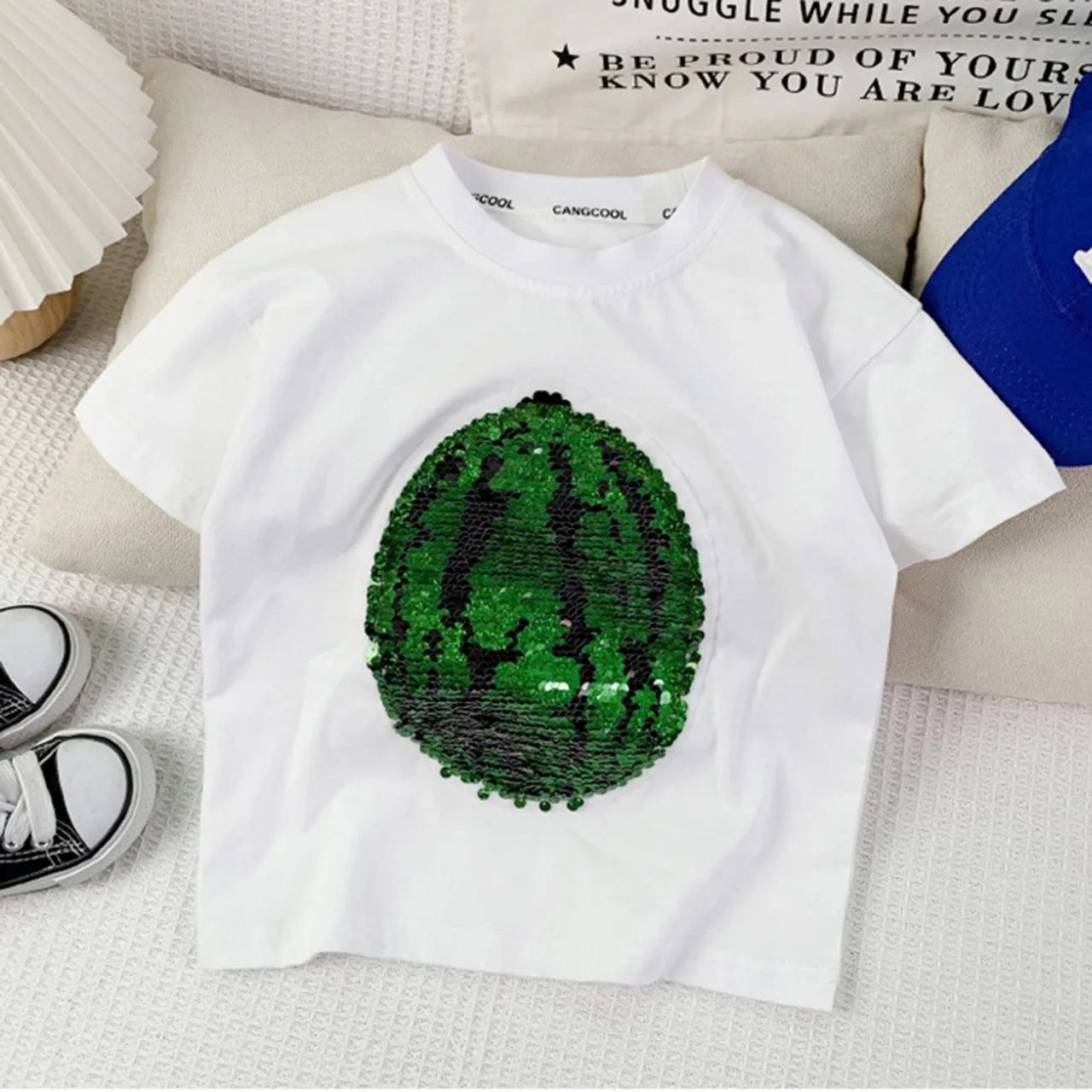 Mini Fashion™ - Kimallus & muutos - Vesimeloni T-paita