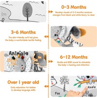 Thumbnail for Soft Sensory Book – Tunne & Tutustu – Vauva kirjanen