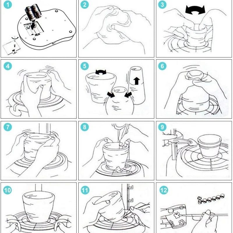 Kids Pottery Set™ - Saviluomuksia - Keramiikkasetti lapsille