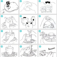 Thumbnail for Kids Pottery Set™ - Saviluomuksia - Keramiikkasetti lapsille