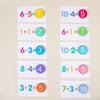 Math Tokens™ - Laskeminen ja ratkaiseminen - Matematiikka-kortit lapsille