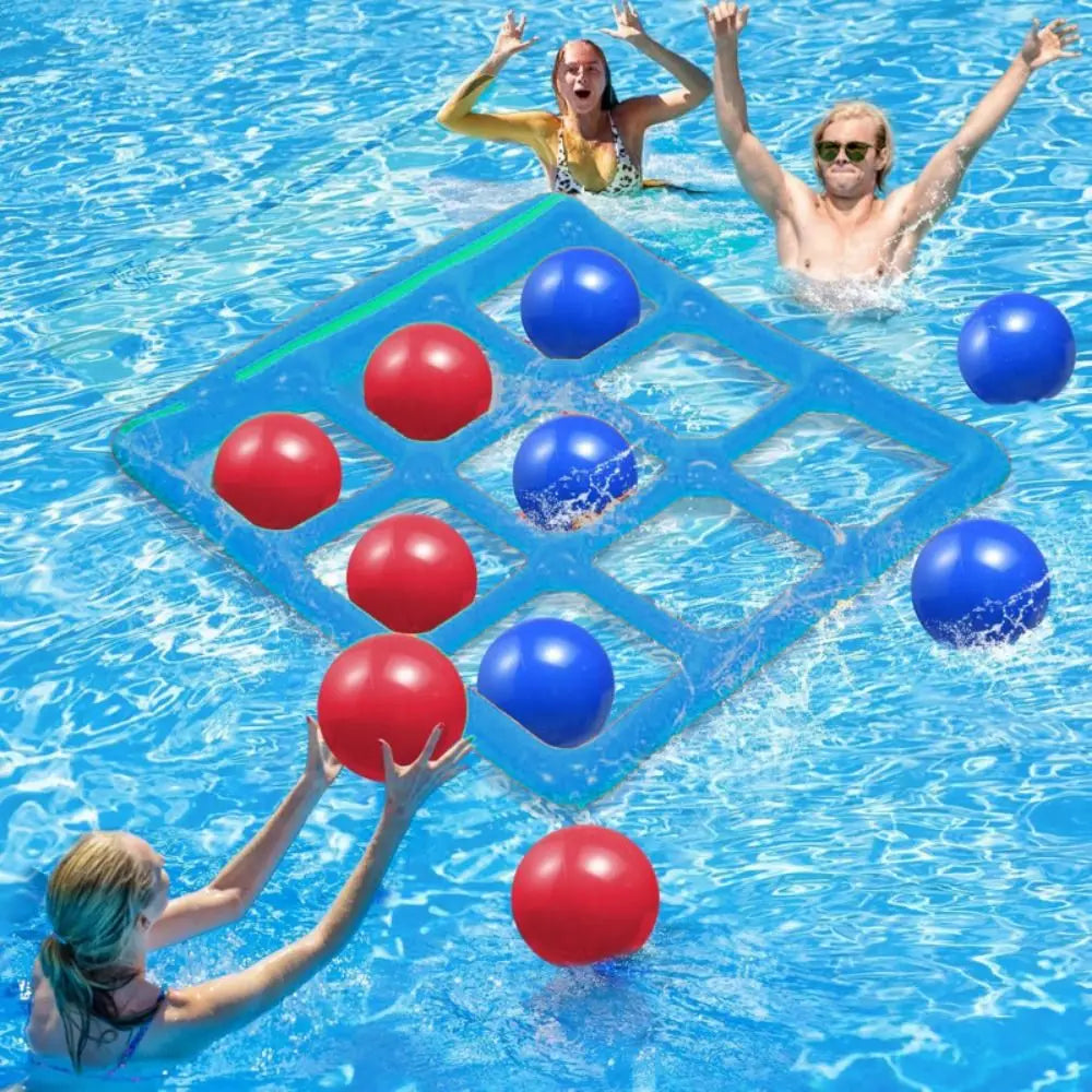 Pool Tic Tac Toe – Värikäs ja hauska - allas Neljä peräkkäin -leikkisetti