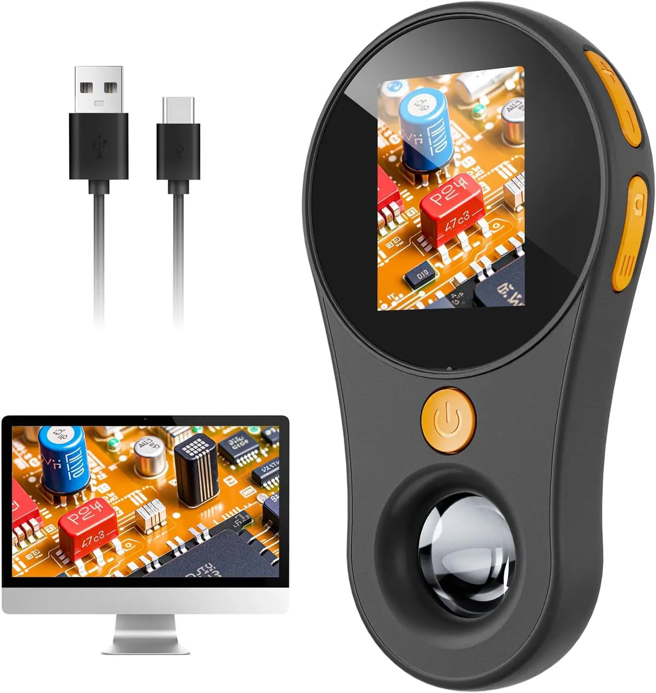 Pocket Microscope 500X - Pieni & tehokas - Kädessä pidettävä suurennuslasi