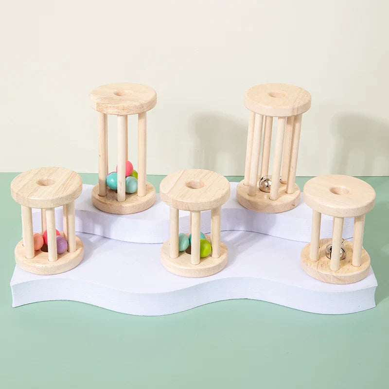 Music Rattle™ – Merry Roll Häkki – Puiset helistin lelut