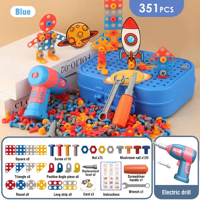 Screw Set™ - Hauskaa rakentamista - Lasten poratyökalusarja