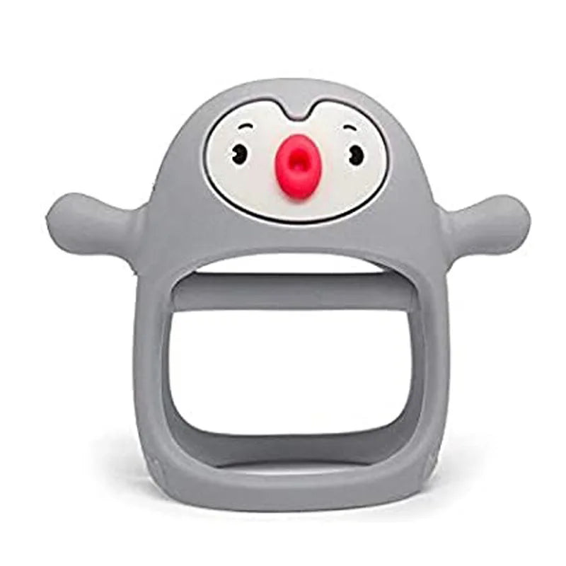 Penguin Teether™ - Rauhoittava ikenille - Silikoni pururengas vauvoille