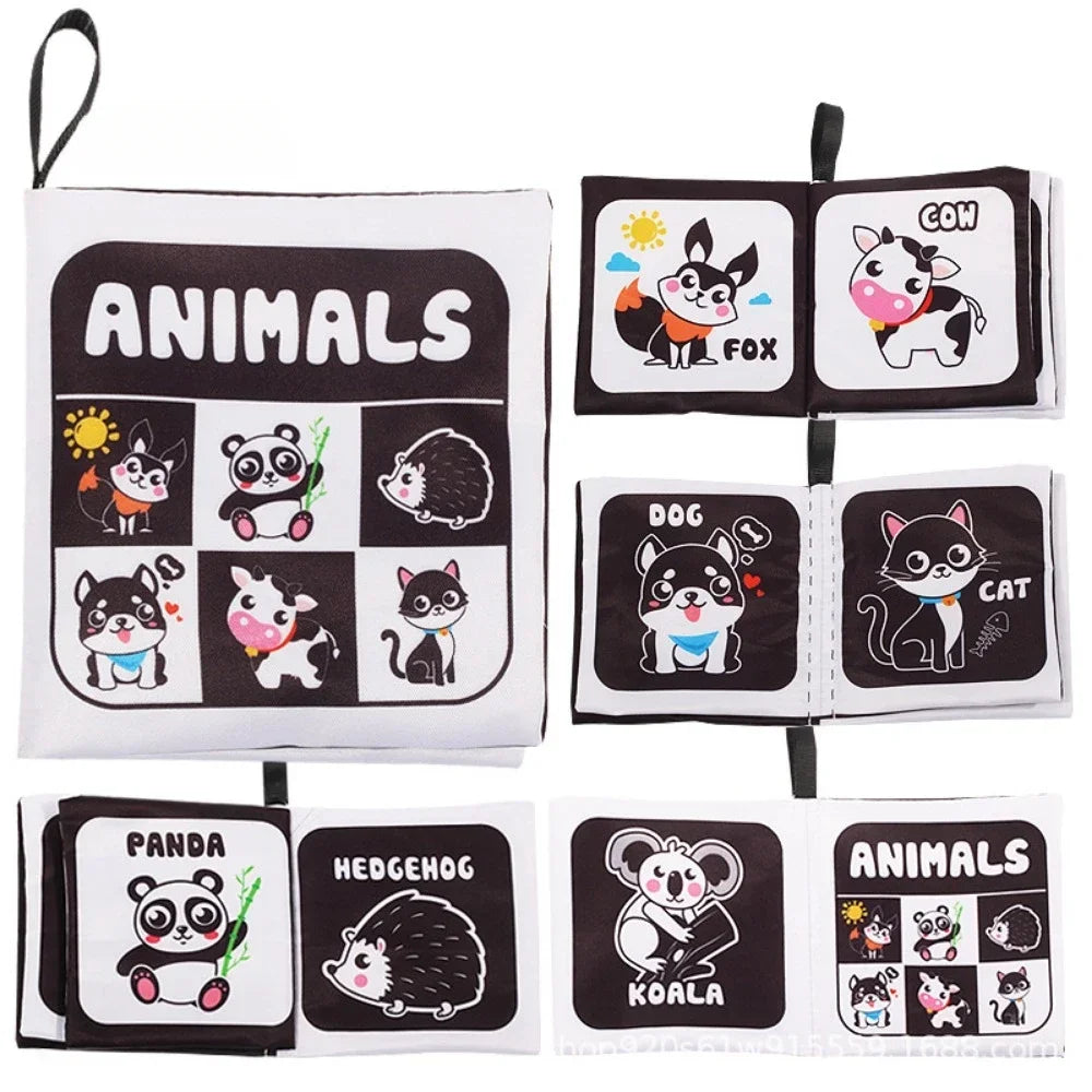 Rattle Book™ - Ääni ja liike - Kangaskirja lapsille