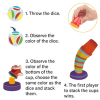 Thumbnail for Color Cups™ - Älykäs pinoaminen - Pinoamiskuppisarja