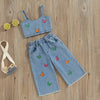 Mini Fashion™ - Kaunis kirjoilu - Denim kesäasu