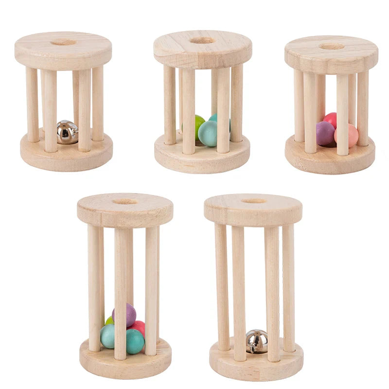 Music Rattle™ – Merry Roll Häkki – Puiset helistin lelut