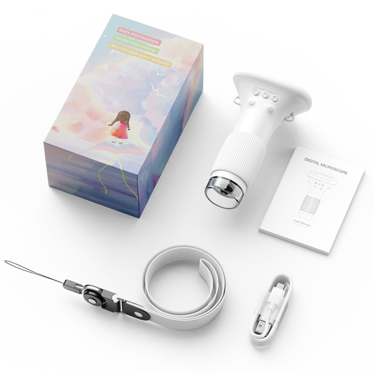 Kids Microscope – Tieteen löytö – Kannettava mikroskooppi