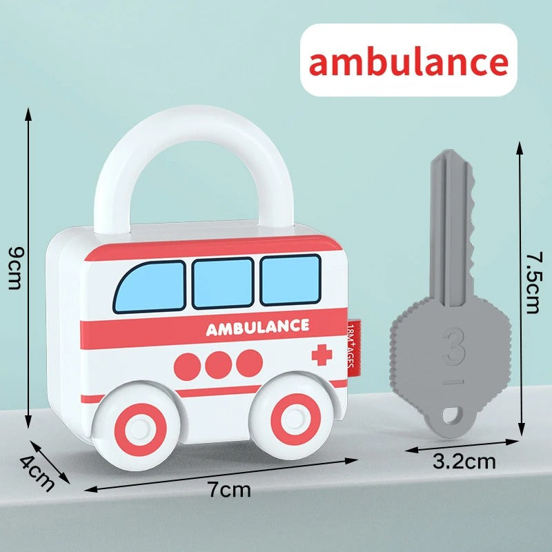 Puzzle Locks™ – Leiki ja opi - Montessori-lelut