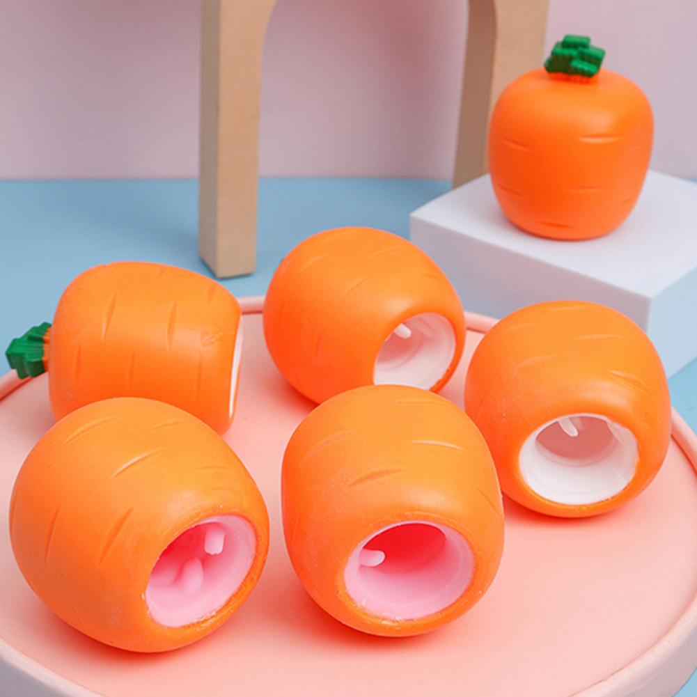 Squeeze Carrot™ - Purista, purista ja älä stressaa - Pupu fidget-lelu