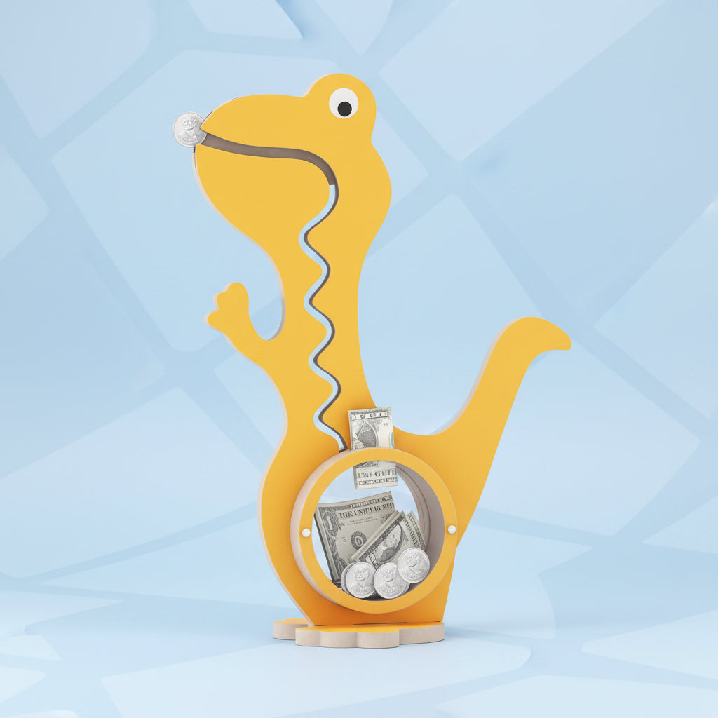 DinoSave – Söpö ja käytännöllinen – Dinosaurus-säästöpossu