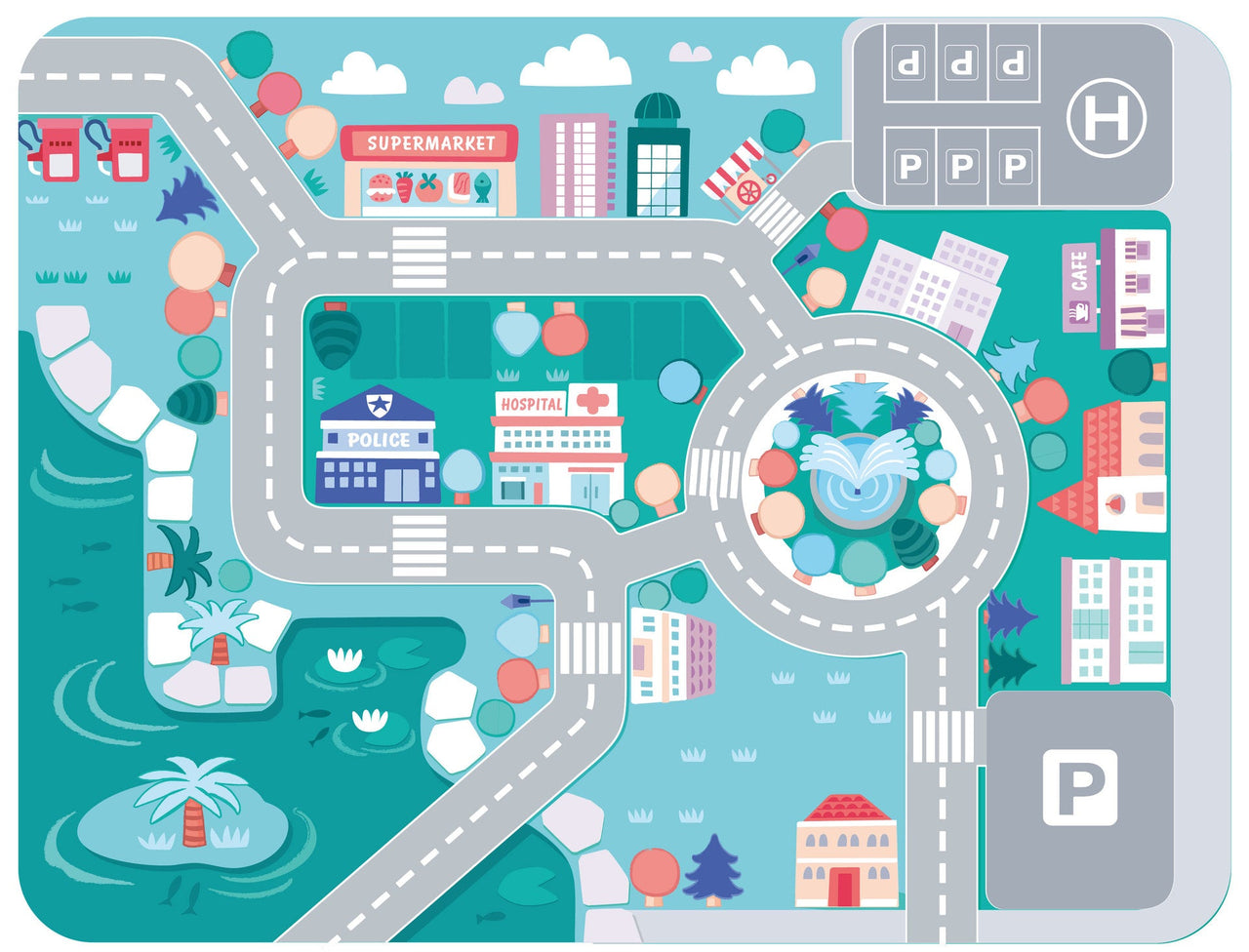 BuildJoy – Koulutus ja hauskuus – Puinen rakennuspalikkasarja kaupungissa