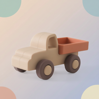 Thumbnail for Montessori Silicone Toy Car – Turvallinen ja purulelu – silikoninen puruleluajoneuvo