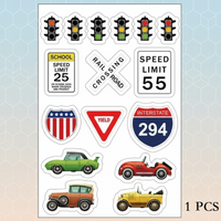 Thumbnail for KidoTape – Värikäs ja kätevä – liikenneväylä tarrasetti