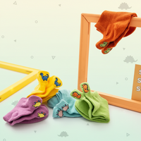 Thumbnail for PlayfulToes – Värikkäät ja pehmeät – matalat lasten sukat (5 kpl:n pakkaus)