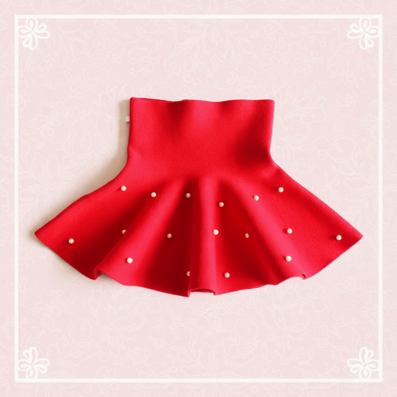 Girls Knitted Skirt – Mukavuus ja tyyli – Lasten hame