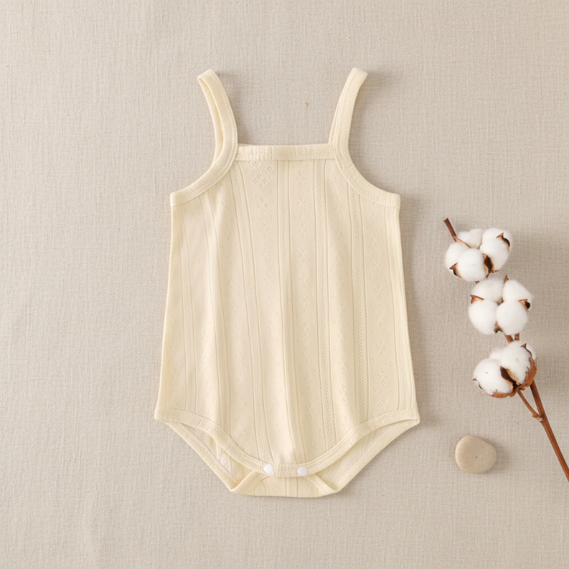 Summer Bodysuit – Kevyt ja mukava – neulottu vauvan body
