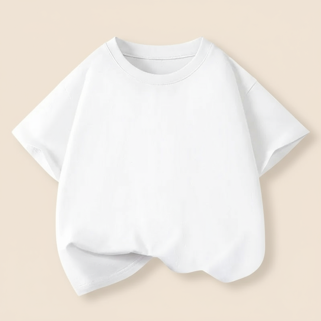 SimpleWear – Rento ja pehmeä – Relax Fit -T-paita, pyöreä kaulus