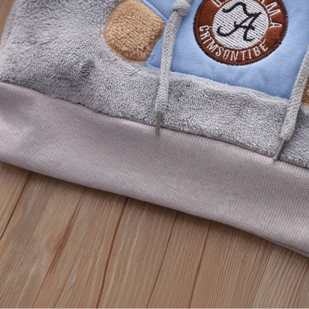 CozyBear – Lämmin ja pehmeä – Lasten verryttelypuku, jossa on karhukuvio