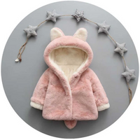 Thumbnail for CozyPrincess – Lämmin ja pehmeä – tyttöjen hupputakki pehmopäällysteellä