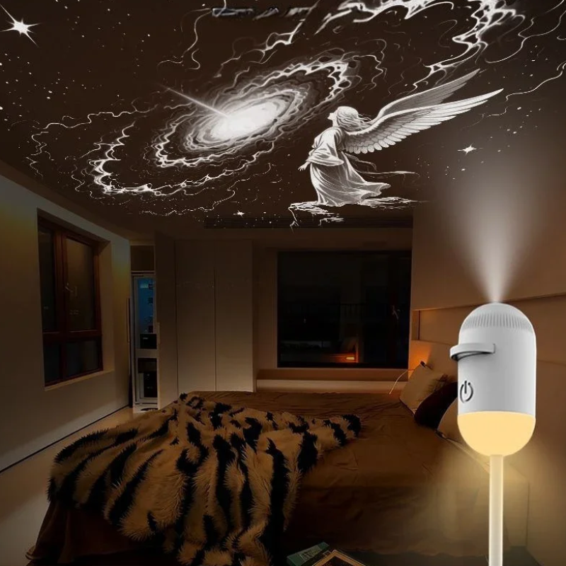 NightSky – Himmennettävä ja taianomainen makuuhuoneessa – LED Galaxy -lamppu