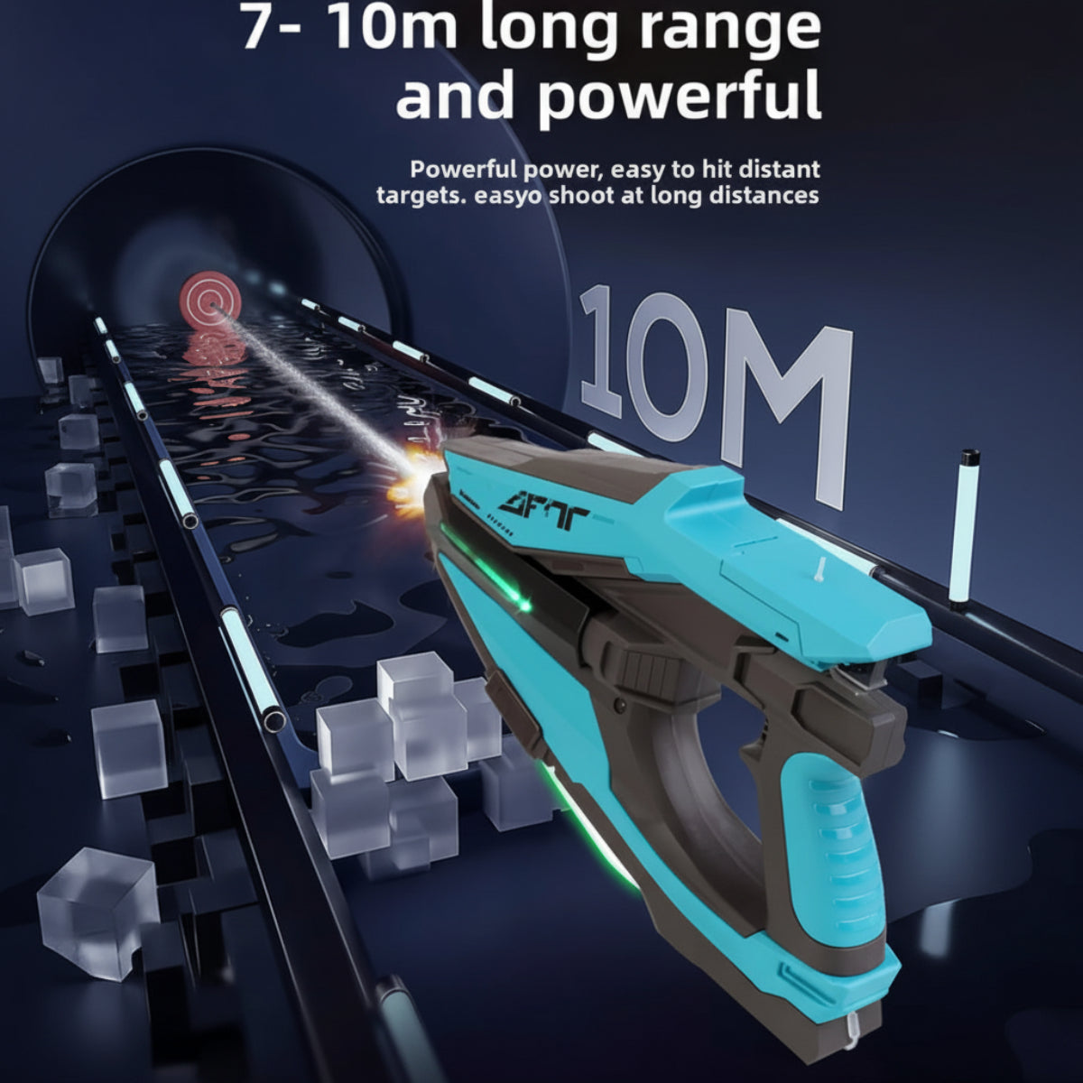 WaterStrike – Voimaa ja hauskaa – Tomahawk-automaattinen vesipistooli